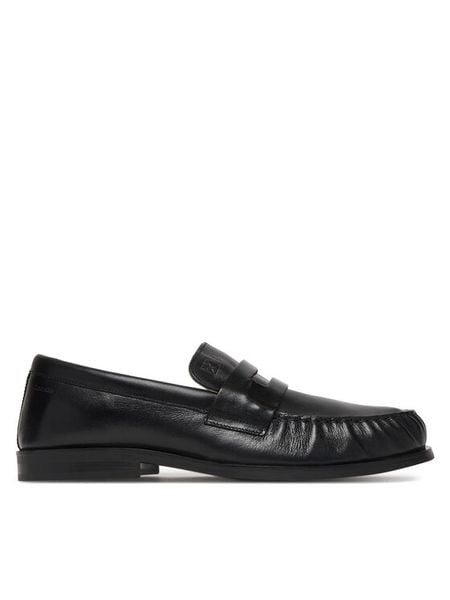 Calvin Klein Lordsy Ess Rubber Loafer Wr Pol Lth HM0HM02171 Czarny. Czarne mokasyny męskie CALVIN KLEIN, ze skóry. Za 649.99 zł.