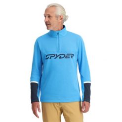 Bluza męska Spyder Speed 1/2 Zip. Niebieskie bluzy bez kaptura męskie Spyder, m. Za 569.99 zł.