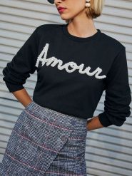 Milan Kiss Bluza w kolorze czarnym rozmiar: XL. Czarne bluzy bez kaptura damskie Milan Kiss, xl. Za 130.99 zł.