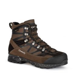 Buty trekkingowe męskie Aku Trekker Pro GORE-TEX. Brązowe buty trekkingowe męskie Aku, z gore-texu, bez zapięcia, trekkingowe, gore-tex. Za 911.75 zł.