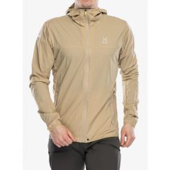 Kurtka przeciwwiatrowa męska Haglofs L.I.M Tempo Trail Jacket. Brązowe kurtki męskie Haglöfs, l, bez wzorów, z softshellu, sportowe, bez kaptura. Za 606.99 zł.