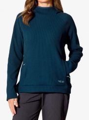 Bluza z kapturem damska Rab Hepton Pullover Hoody. Niebieskie bluzy z kapturem damskie RAB, m, z materiału. Za 483.99 zł.