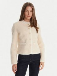 Guess Kożuch W5BL69 W3860 Écru Regular Fit. Futra damskie Guess, l. Za 529.99 zł.