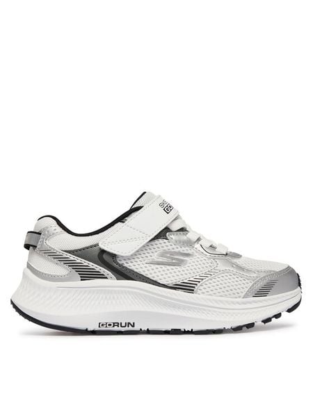 Skechers Sneakersy GOrun Consistent 2.0 405039L/SLW Biały. Białe buty sportowe chłopięce Skechers, z materiału, bez zapięcia. Za 189.99 zł.