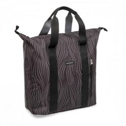 Torba rowerowa Kota Alma, czarna. Czarne torebki klasyczne damskie NEW LOOXS, bez wzorów, z materiału, bez dodatków. Za 269.90 zł.