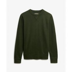 Bluza Superdry Classic Essential. Zielone bluzy bez kaptura męskie Superdry., m. Za 284.00 zł.