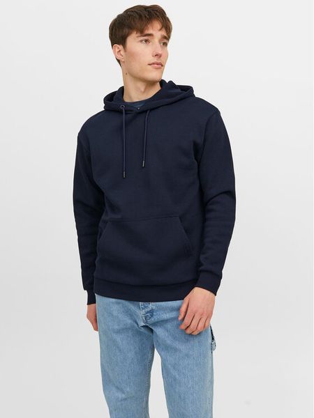 Jack & Jones Bluza Bradley 12249340 Granatowy Relaxed Fit. Niebieskie bluzy bez kaptura męskie Jack & Jones, m, z syntetyku. Za 109.99 zł.