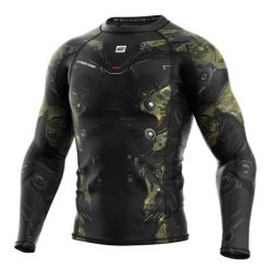 Koszulka sportowa męska Rashguard do MMA EXTREME HOBBY IRON FORCE. Brązowe bielizna termoaktywna męska EXTREME HOBBY, m, z bawełny, bez ramiączek, na fitness i siłownię. Za 209.00 zł.
