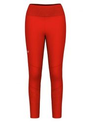 Salewa Legginsy funkcyjne "Pedroc Dry Responsive" w kolorze czerwonym rozmiar: M/L. Czerwone legginsy damskie Salewa, l, bez wzorów. Za 294.97 zł.
