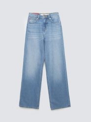 Jeansy damskie z szeroką nogawką niebieskie Atrea 111. Niebieskie jeansy damskie Big Star, z podwyższonym stanem. Za 349.99 zł.