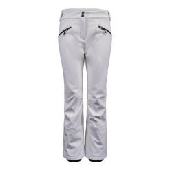 Damskie spodnie narciarskie softshell Killtec Thônes. Białe spodnie materiałowe damskie KILLTEC, bez wzorów, z materiału. Za 431.20 zł.