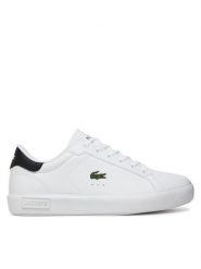 Lacoste Sneakersy 7-49SUJ0001 Biały. Białe buty sportowe chłopięce Lacoste, ze skóry, bez zapięcia. Za 219.99 zł.