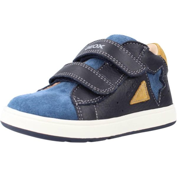 Buty GEOX B BIGLIA BOY A Niebieski. Niebieskie buty fitness męskie Geox, na fitness i siłownię. Za 189.99 zł.