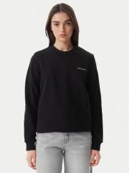 Tommy Jeans Bluza Ess Logo DW0DW22829 Czarny Regular Fit. Czarne bluzy bez kaptura damskie Tommy Jeans, xl, z bawełny. Za 329.99 zł.