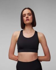 Stanik Casall Crossback Sports Bra L. Czarne biustonosze sportowe damskie Casall, bez wzorów, z elastanu. Za 149.00 zł.