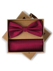 Finshley & Harding London jedwabna muszka i poszetka Mężczyźni Jedwab czerwony, ONE SIZE. Czerwone krawaty i muchy męskie Finshley & Harding London, bez wzorów, z jedwabiu, eleganckie. Za 199.95 zł.