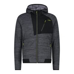 Bluza z kapturem Stretch Performance CMP. Brązowe bluzy z kapturem męskie CMP, s, z polaru. Za 435.95 zł.
