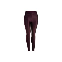 Legginsy fitness kardio damskie 120 bordowe. Fioletowe legginsy damskie DOMYOS, l, bez wzorów, z elastanu. Za 64.99 zł.