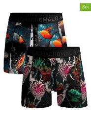 Muchachomalo Bokserki (2 pary) ze wzorem rozmiar: XL. Bokserki męskie Muchachomalo, bez wzorów. Za 100.75 zł.