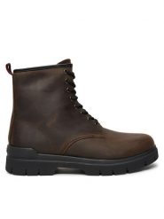 Hugo Kozaki Ryan 50536681 Brązowy. Brązowe buty zimowe męskie Hugo, ze skóry, bez zapięcia. Za 1,029.00 zł.