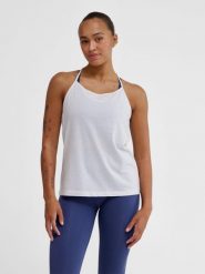 Damski top bez ramiączek Hummel Mt Vanja. Białe topy sportowe damskie HUMMEL, xl, bez wzorów, z bawełny, bez ramiączek. Za 164.00 zł.