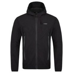 Męska kurtka softshell Loap Ural czarna. Czarne kurtki męskie ZSPORT, m, bez wzorów, z softshellu, sportowe, bez kaptura. Za 361.99 zł.