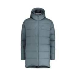 Długa kurtka puchowa Kathmandu Epiq. Niebieskie kurtki męskie KATHMANDU, m, bez wzorów, z materiału, bez kaptura. Za 1,130.00 zł.