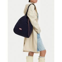 Plecak Hunter. Niebieskie plecaki damskie Hunter, bez wzorów. Za 159.99 zł.