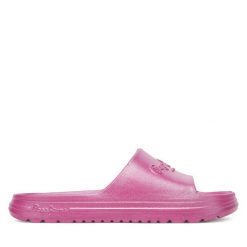 Klapki Pepe Jeans. Czerwone klapki damskie Pepe Jeans, bez wzorów, z jeansu, bez obcasa. Za 159.99 zł.