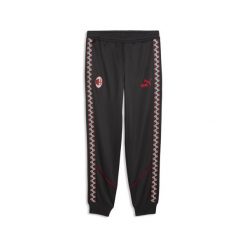 Męskie spodnie AC Milan KING Anthem PUMA. Czerwone spodnie materiałowe męskie Puma, bez wzorów, z materiału, klasyczne, z standardowym stanem. Za 329.00 zł.