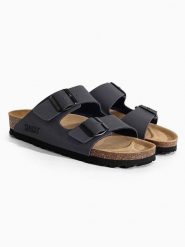Sunbay Klapki "Balmain" w kolorze granatowym rozmiar: 37. Niebieskie klapki damskie Sunbay, bez wzorów, bez obcasa. Za 144.92 zł.