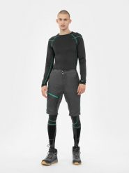 4F Spodenki skiturowe Primaloft® Active męskie M. Szare szorty męskie 4f, z tkaniny, bez kołnierzyka. Za 299.99 zł.