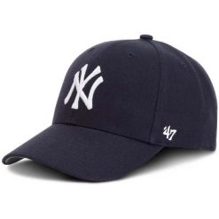 Czapka z daszkiem 47 Brand MLB New York Yankees Granatowa MVP B-MVP17WBV-HM. Niebieskie czapki męskie 47 Brand, bez wzorów. Za 96.00 zł.