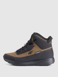 4F Buty zimowe śniegowce DCX z ociepliną Primaloft damskie - khaki 37. Brązowe śniegowce damskie 4f, z gumy, przed kolano. Za 299.99 zł.