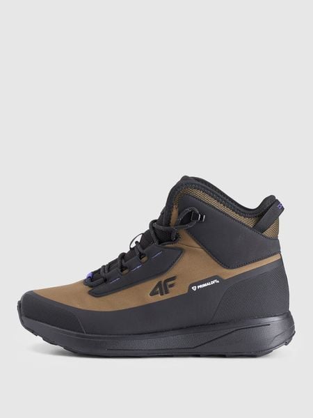 4F Buty zimowe śniegowce DCX z ociepliną Primaloft damskie - khaki 37. Brązowe śniegowce damskie 4f, z gumy, przed kolano. Za 299.99 zł.