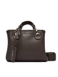 Emporio Armani Torebka EW000382 AF12036 M6458 Brązowy. Brązowe torebki klasyczne damskie Emporio Armani, bez wzorów, ze skóry, bez dodatków. Za 1,164.00 zł.