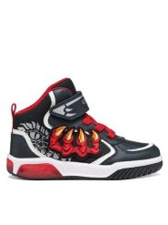 Geox Sneakersy J Inek Boy J669CA 1454 C0735 D Granatowy. Niebieskie trampki i tenisówki chłopięce Geox, bez wzorów, ze skóry, bez zapięcia. Za 305.99 zł.