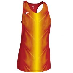 Damski tank top Joma Olympie. Czerwone topy sportowe damskie Joma, xs, bez wzorów, bez ramiączek. Za 83.40 zł.