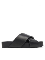 HÖGL Klapki Celeste 9-102910 Czarny. Czarne klapki damskie HÖGL, bez wzorów, ze skóry, bez obcasa. Za 449.99 zł.