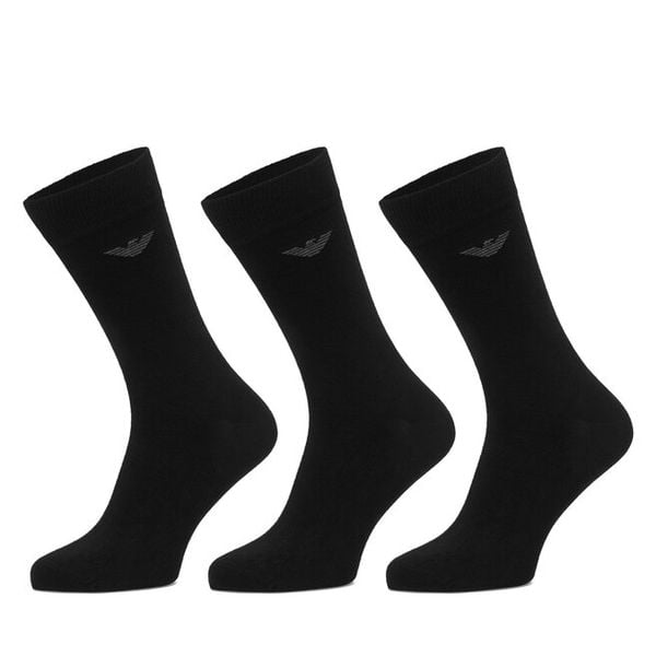 Skarpety długie Emporio Armani Underwear. Czarne skarpetki męskie Emporio Armani Underwear, bez wzorów. Za 119.99 zł.