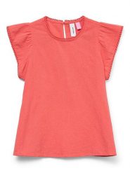 Vero Moda Girl Koszulka "Pretty" w kolorze czerwonym rozmiar: 152. Czerwone koszulki dziewczęce Vero Moda Girl, bez wzorów, z bawełny, bez ramiączek. Za 83.42 zł.