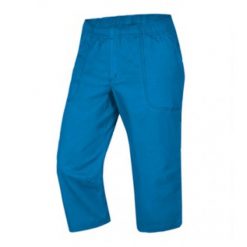 Spodnie wspinaczkowe męskie Ocun Jaws 3/4 Capri Blue XL. Niebieskie spodnie materiałowe męskie Ocun, bez wzorów, z bawełny, sportowe. Za 119.00 zł.
