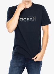Koszulka bawełniana męska Didriksons Harald T-Shirt BBTO. Niebieskie t-shirty męskie Didriksons, m, bez wzorów, z bawełny, bez kołnierzyka. Za 85.79 zł.