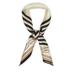 Apaszka KARL LAGERFELD. Brązowe apaszki damskie Karl Lagerfeld, bez wzorów. Za 429.99 zł.