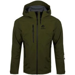 Damska kurtka 3-warstwowa HD09 wodoodporny hardshell. Zielone kurtki damskie GUGGEN MOUNTAIN, na lato, s, bez wzorów, z hardshellu, bez kaptura. W wyprzedaży za 929.03 zł.