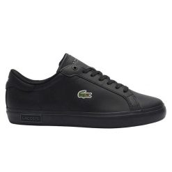 Buty Męskie Sportowe Lacoste Powercourt 125 2 Sma. Czarne buty sportowe na co dzień męskie Lacoste, bez zapięcia, tenisowe. Za 369.60 zł.
