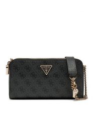 Guess Torebka HWESG9 51012 Czarny. Czarne listonoszki damskie Guess, z aplikacjami, ze skóry, bez dodatków. Za 309.99 zł.