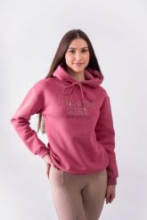 Bluza jeździecka Horse Girl. Czerwone bluzy z kapturem damskie JD ATTACK, l, z bawełny. Za 229.00 zł.