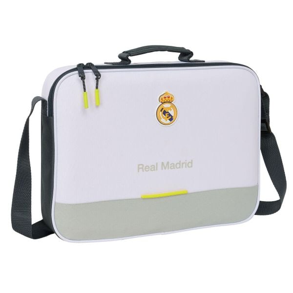 Plecak szkolny Real Madrid C.F. Poliester. Białe plecaki damskie Real Madrid, bez wzorów, z poliesteru. Za 132.85 zł.