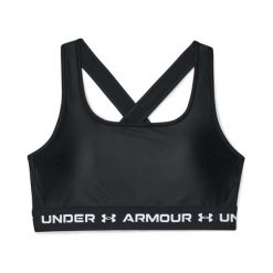 Biustonosz sportowy Under Armour Crossback Matte/Shine. Niebieskie biustonosze sportowe damskie Under Armour, bez wzorów. Za 79.99 zł.